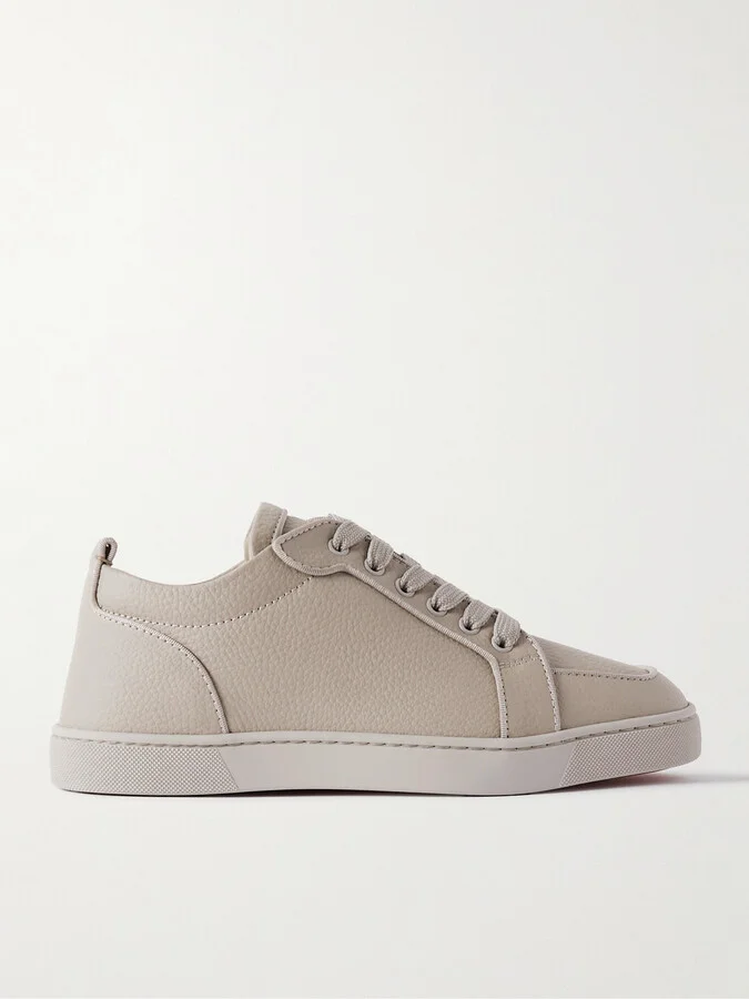 Rantulow Orlato Grosgrain-Trimmed Full-Grain Leather Sneakers