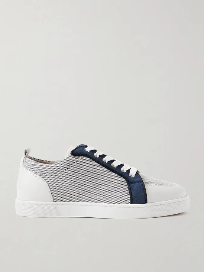 Rantulow Suede and Leather-Trimmed Canvas Sneakers