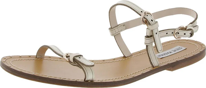 Raquel Womens Adjustable Leather Ankle Strap