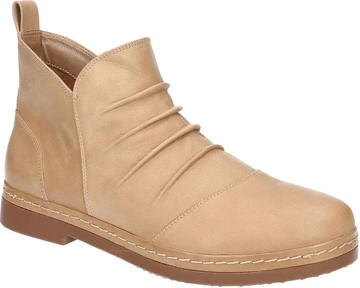 Raquel Womens Zipper Leather Booties