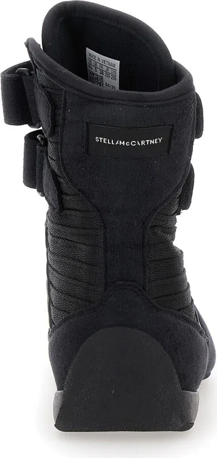 'Rasant' Black Sneakers With Strap Closure And Logo Detail On The Side In Tech Fabric Woman - Image 4