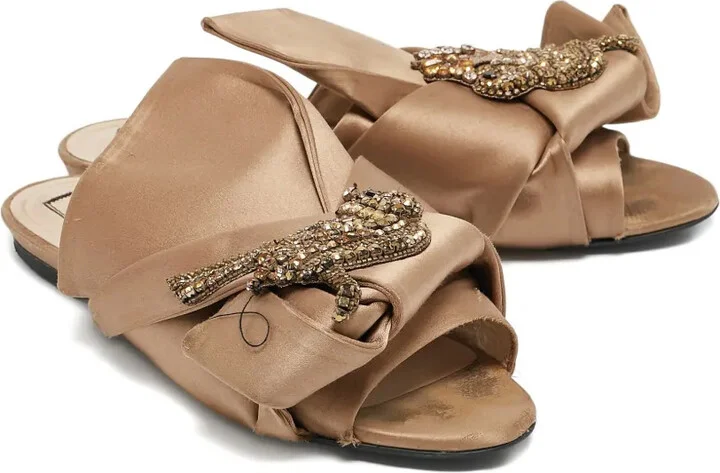 Raso knotted-embellished sandals - Image 2
