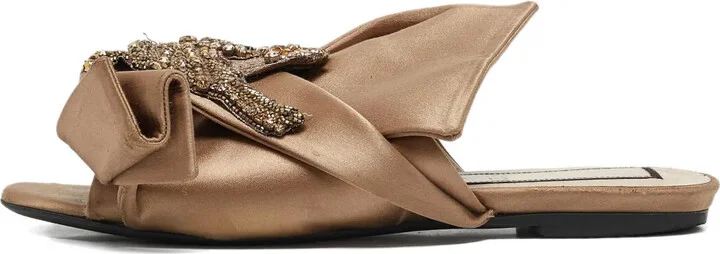 Raso knotted-embellished sandals