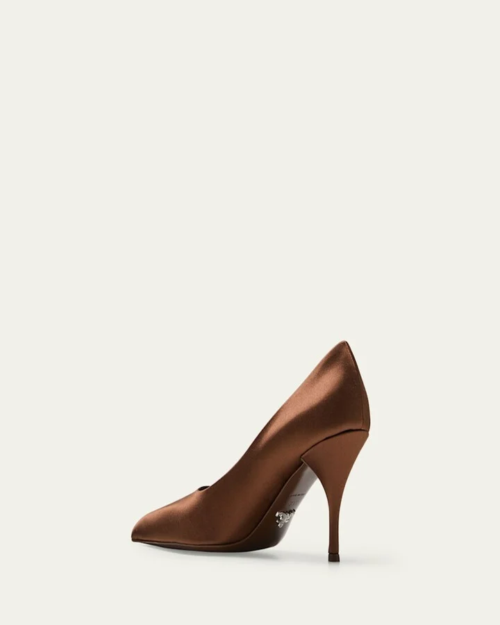 Raso Silk Stiletto Pumps - Image 6