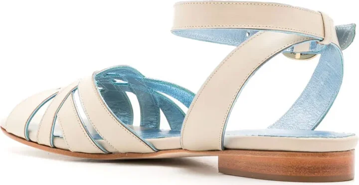 Rasteira Matisse flat leather sandals - Image 3