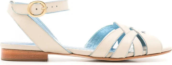 Rasteira Matisse flat leather sandals