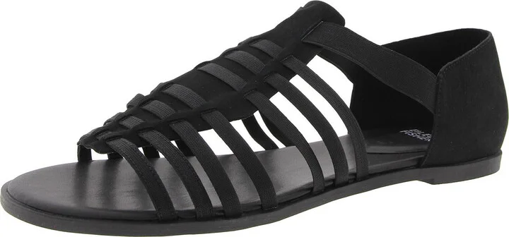 RATONB Womens Strappy Manmade Gladiator Sandals