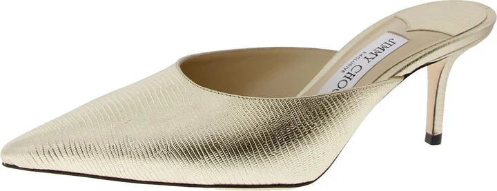 Rav Womens Leather Embellished Mules