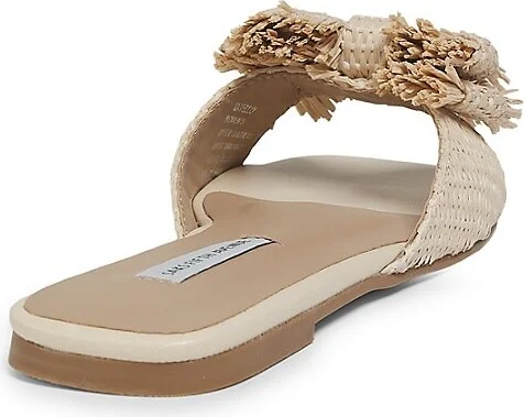 Ravello Raffia Double-Bow Slide Sandals - Image 3