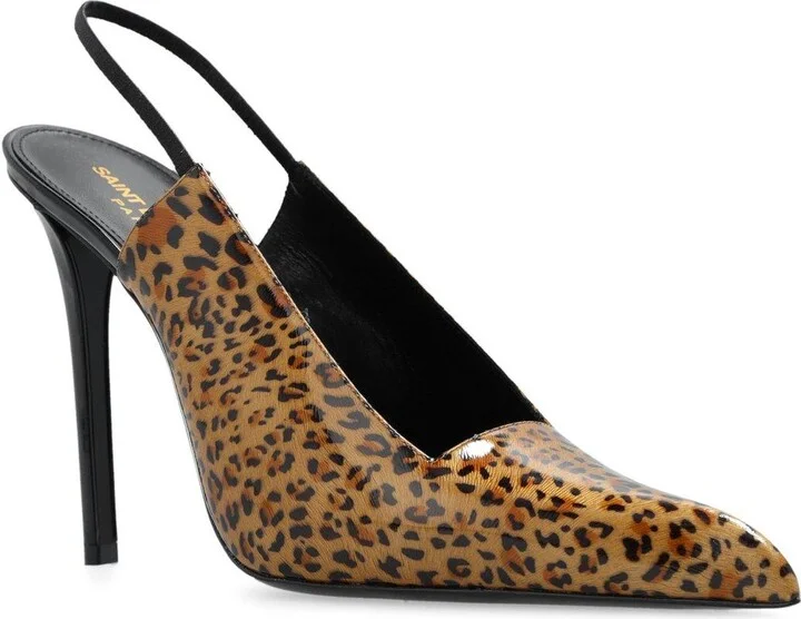 Raven Slingback Leopard-print Pumps - Image 2
