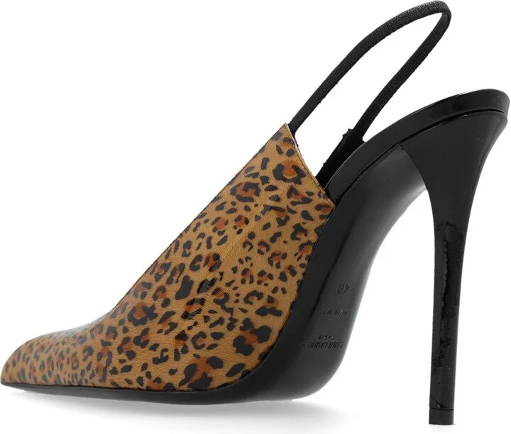 Raven Slingback Leopard-print Pumps - Image 3