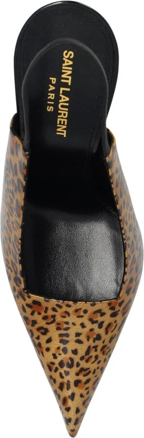 Raven Slingback Leopard-print Pumps - Image 4