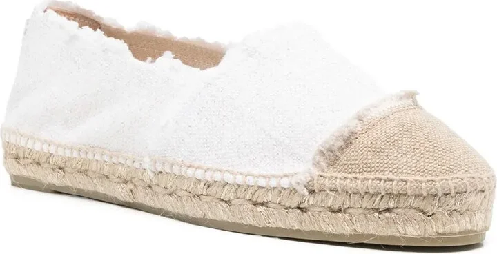 Raw-Cut Contrast-Toe Espadrilles - Image 2