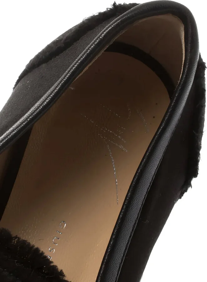 Raw-Edge Satin Loafers - Image 5