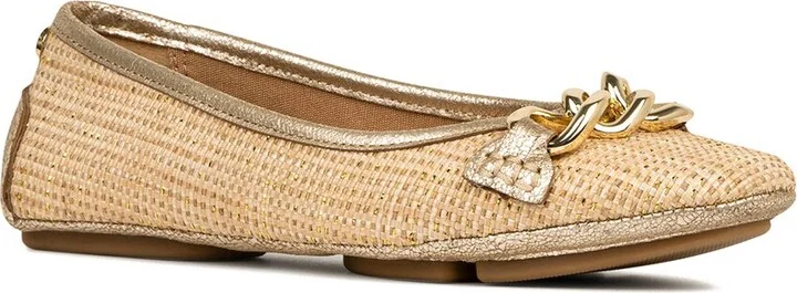 Raya Leather Ballerina Flat