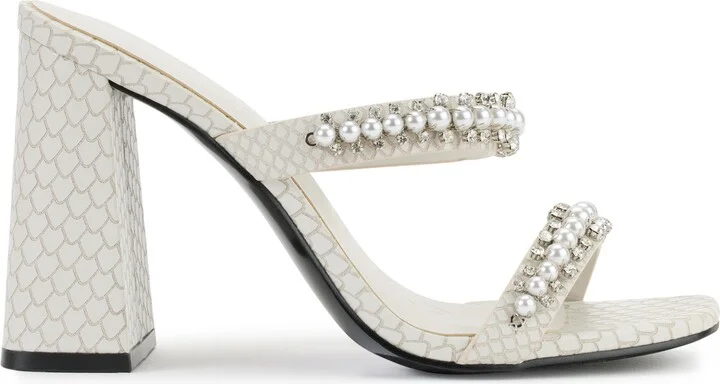 Rayan Rhinestone Block Heel Sandal - Image 2