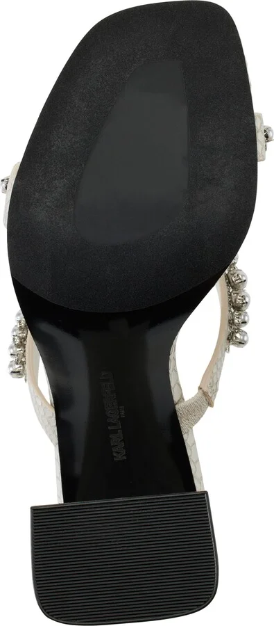 Rayan Rhinestone Block Heel Sandal - Image 4