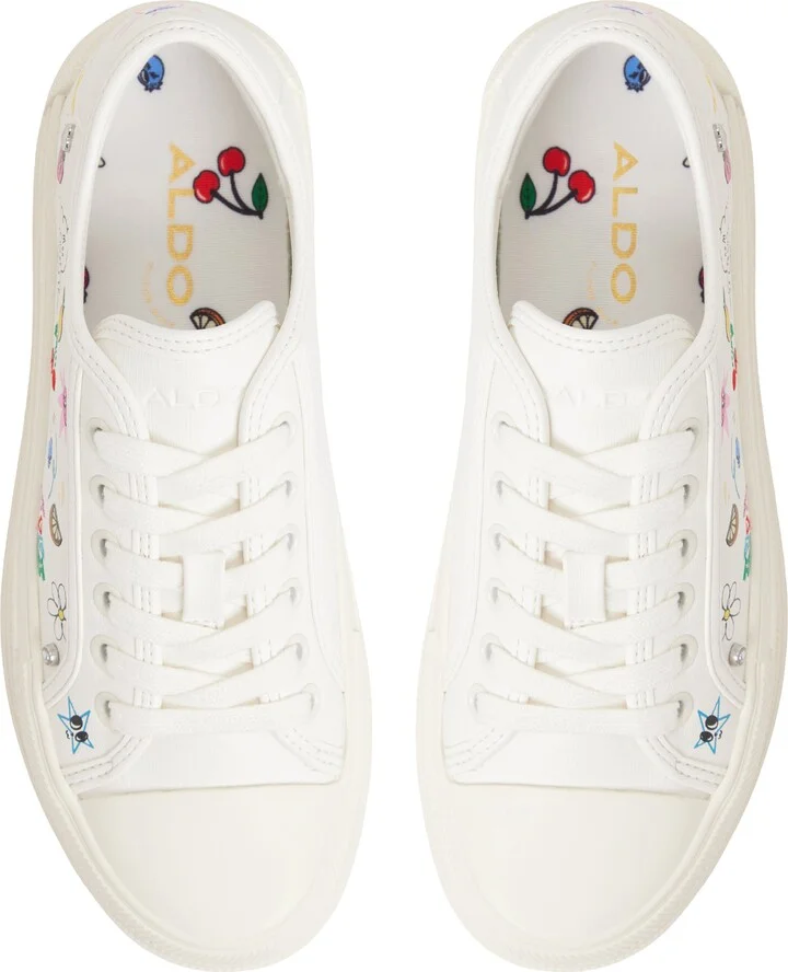 Rayes Embroidered Platform Sneaker - Image 4