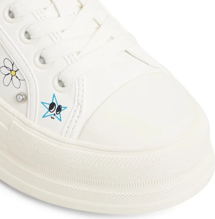 Rayes Embroidered Platform Sneaker - Image 5