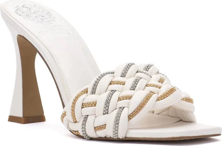 Rayley Mule In White Swan