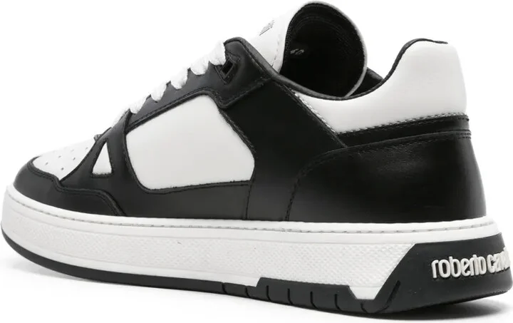 RC-plaque leather sneakers - Image 3