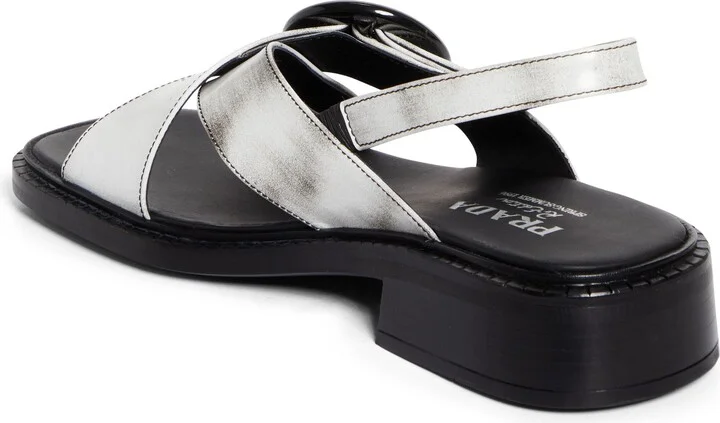 Re-Edition 1996 Crisscross Calfskin Leather Sandal - Image 2