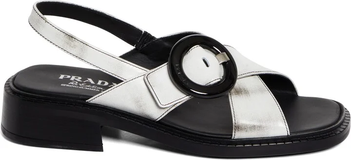 Re-Edition 1996 Crisscross Calfskin Leather Sandal - Image 3