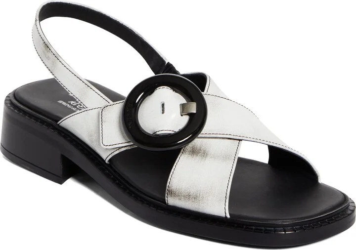Re-Edition 1996 Crisscross Calfskin Leather Sandal
