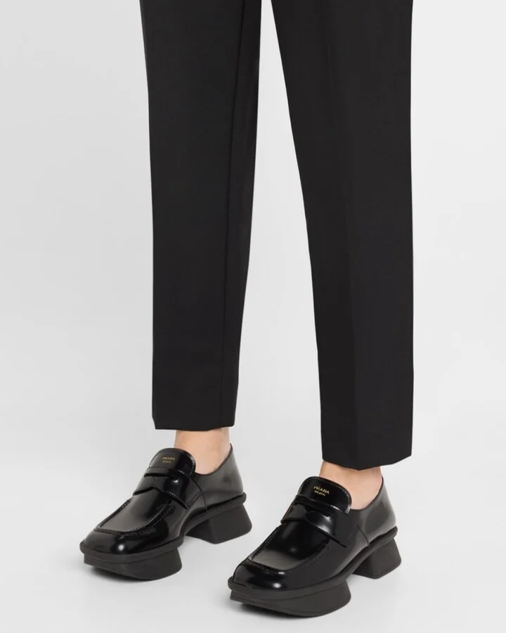 Re-Edition Brushed Leather Penny Loafers - Image 10