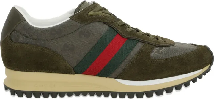 Re-Motion GG-monogram suede sneakers