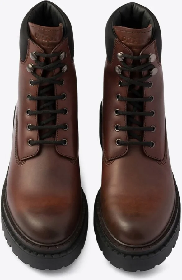 Re-Nylon and Leather Ankle Boots - Image 2