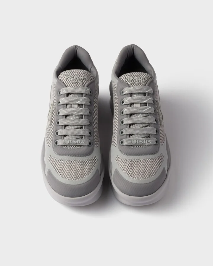 Re-Nylon and mesh fabric sneakers - Image 3