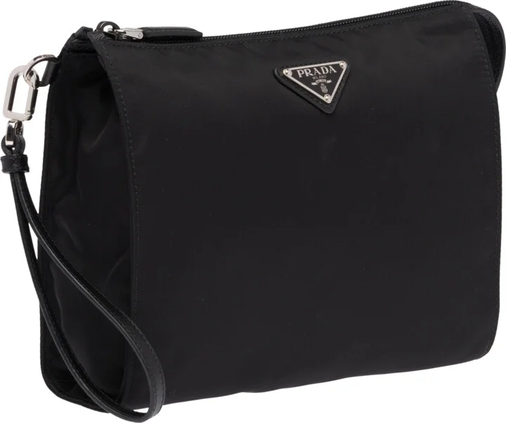 Re-Nylon and Saffiano leather necessaire - Image 5