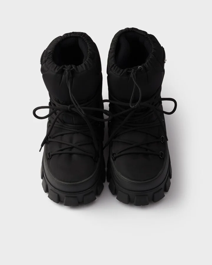 Re-Nylon gabardine après ski booties - Image 3