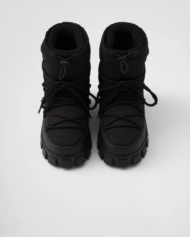 Re-Nylon gabardine après-ski boots - Image 3