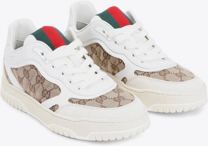 Re-Web Leather Low-Top Sneakers - Image 2