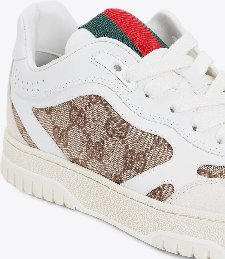 Re-Web Leather Low-Top Sneakers - Image 3