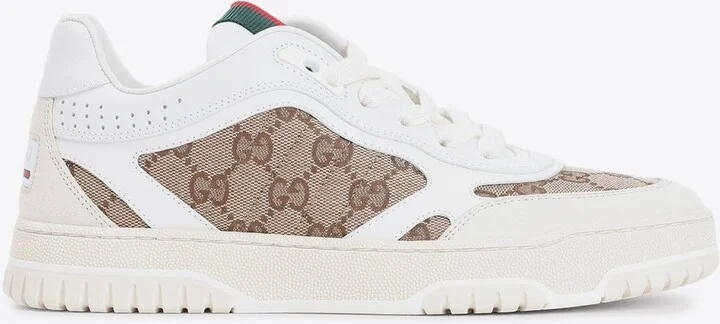 Re-Web Leather Low-Top Sneakers