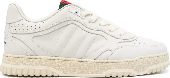 Re-Web leather sneakers