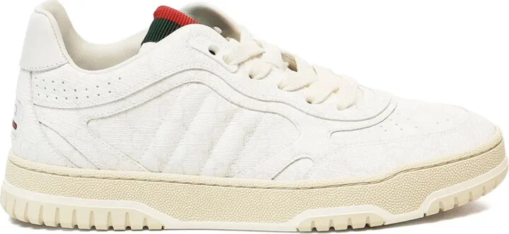 Re-Web leather sneakers