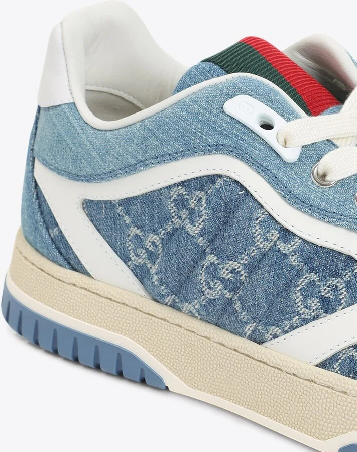 Re-Web Low-Top Denim Sneakers - Image 3