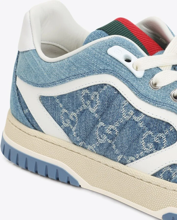 Re-Web Low-Top Denim Sneakers - Image 3