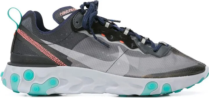 React Element 87 "Black/Midnight Navy" sneakers