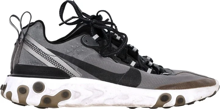React Element 87 Sneakers in Anthracite Black Synthetic