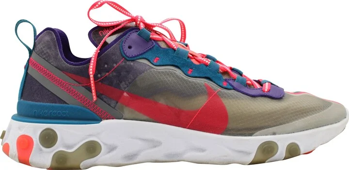 React Element 87 Sneakers in Red Orbit Synthetic