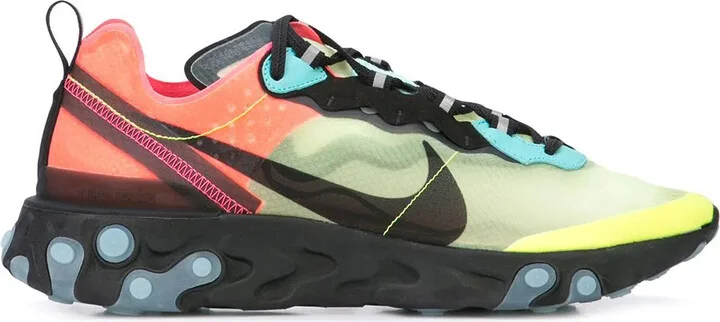 React Element 87 "Volt/Racer Pink" sneakers