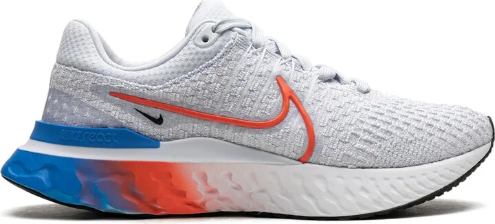React Infinity Run FK 3 "Grey Bright Crimson" sneakers