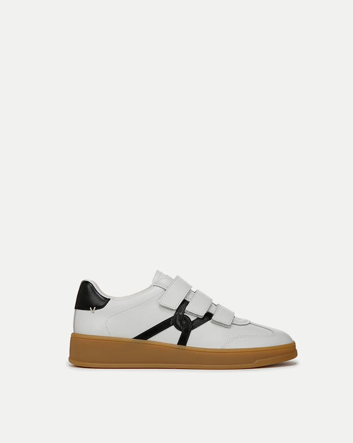 Reagan Velcro Sneaker White Black