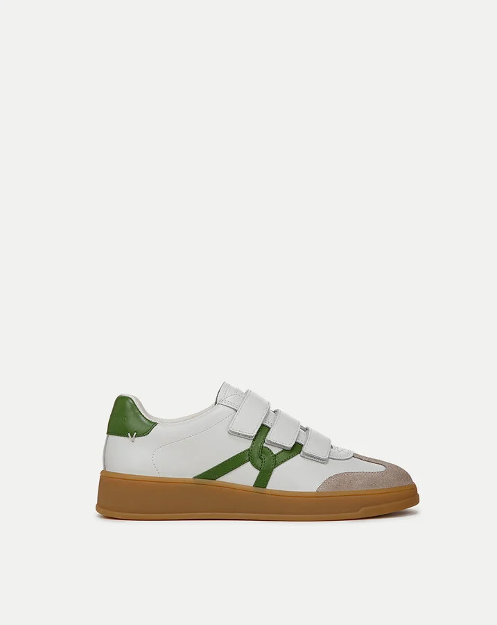 Reagan Velcro Sneaker White Lemongrass