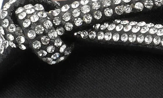Rebbel Pavé Crystal Knot Slingback Flat - Image 7
